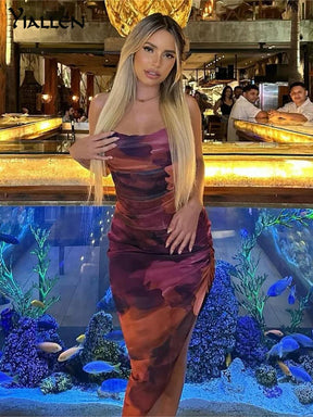 vestido estiloso para noite